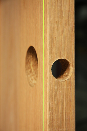 Check door slab for warping