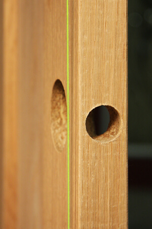 Check door slab for warping