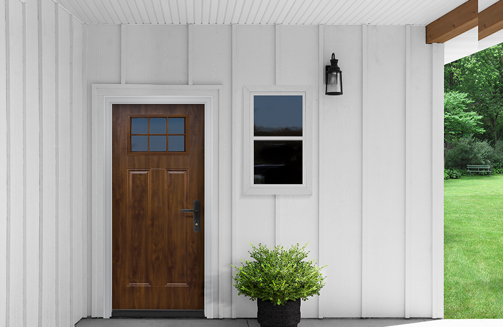 External Grilles Dark Oak Scene