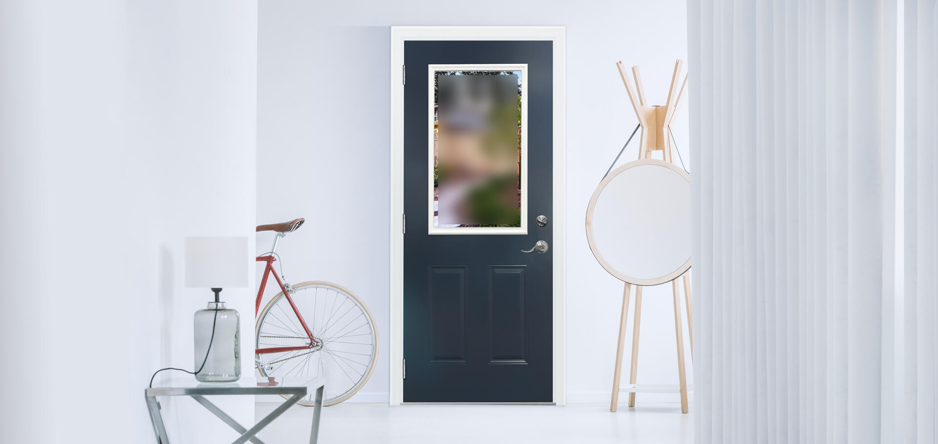 Frosted Glass Scene