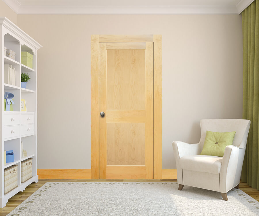 Maple 2 Panel Flat