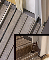 Sliding Patio Door Sill Closeup