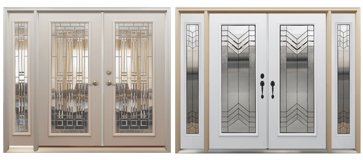 exterior double doors with sidelites